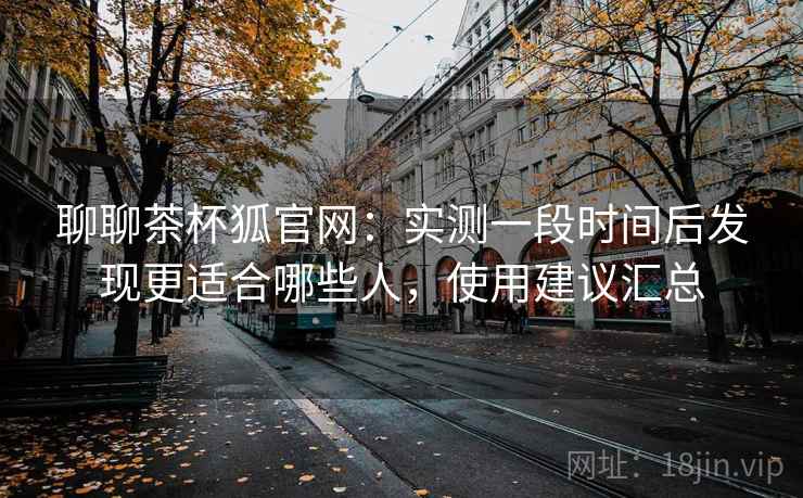 聊聊茶杯狐官网：实测一段时间后发现更适合哪些人，使用建议汇总
