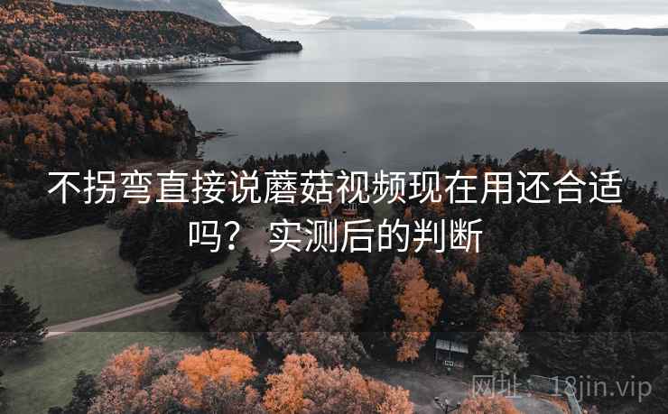 不拐弯直接说蘑菇视频现在用还合适吗？ 实测后的判断