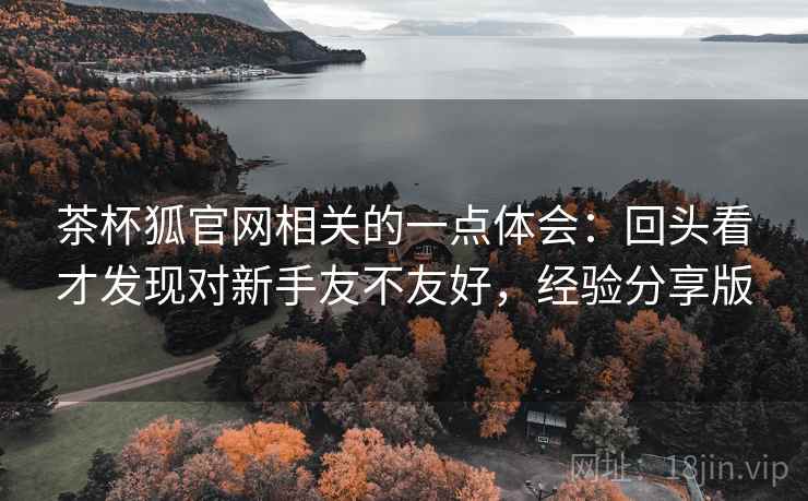 茶杯狐官网相关的一点体会：回头看才发现对新手友不友好，经验分享版